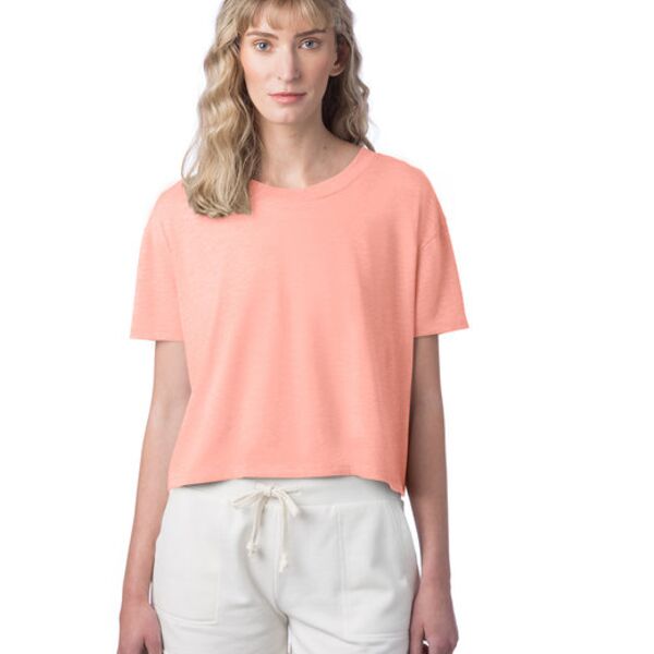 Ladies' CVC Go-To Headliner Crop T-Shirt Thumbnail