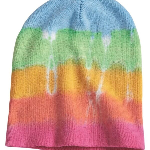 12 Inch Knit Tie-Dyed Beanie Thumbnail